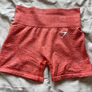 Gymshark vital seamless shorts in orange